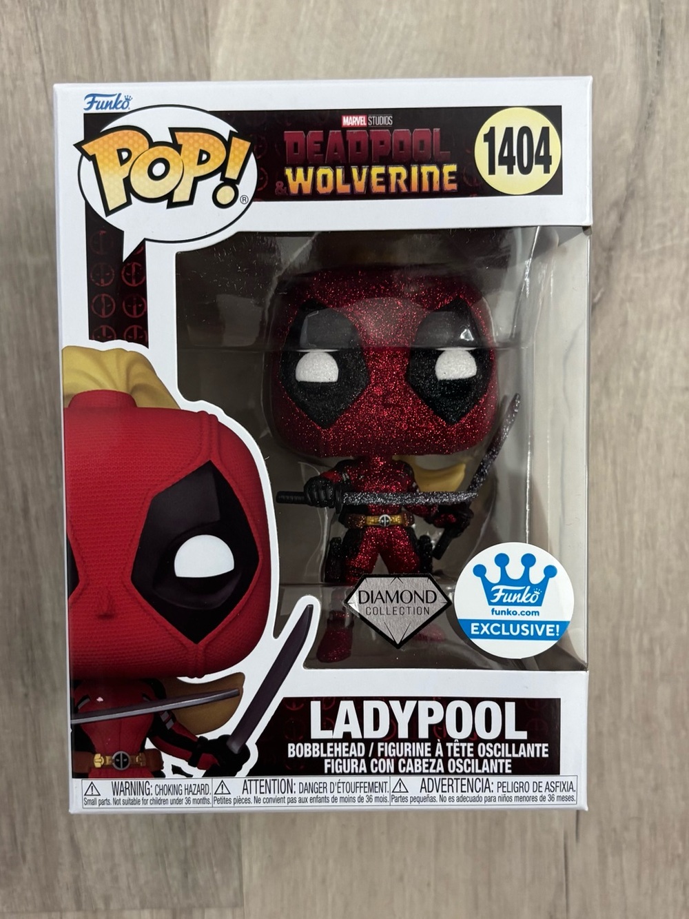 Funko POP! Marvel Ladypool Diamond Collection, Deadpool Wolverine 1404
